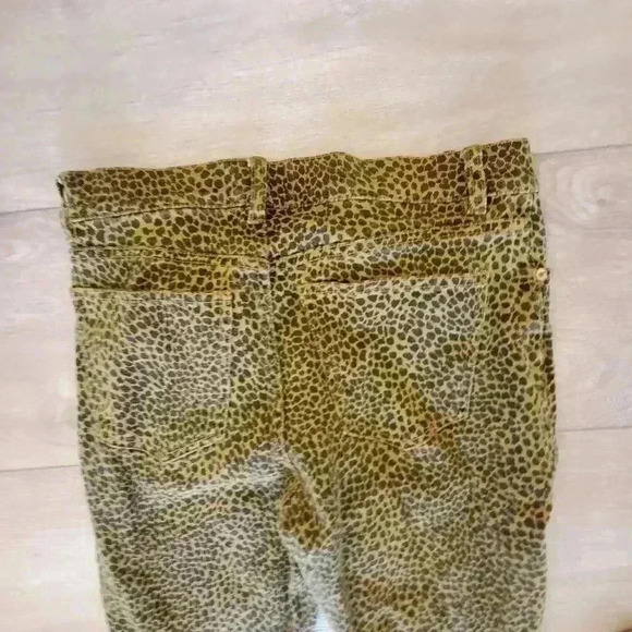 Current Elliott Stiletto Skinny Animal Print Jeans 27 Leopard Print - Picture 3 of 7